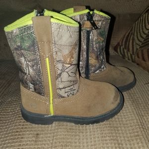 Size 9 Toddler Magellan Boys Camo Boots